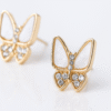 Ivory Flutter Studs Ivory Flutter Studs