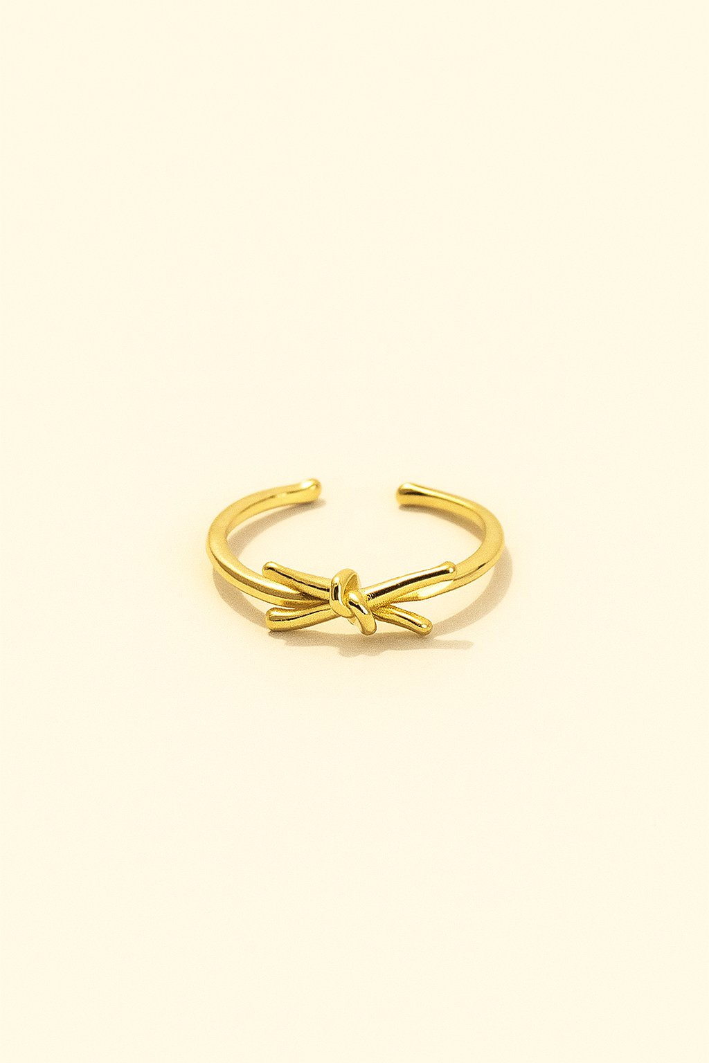 Auric Whisper Knot Ring