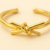 Auric Whisper Knot Ring