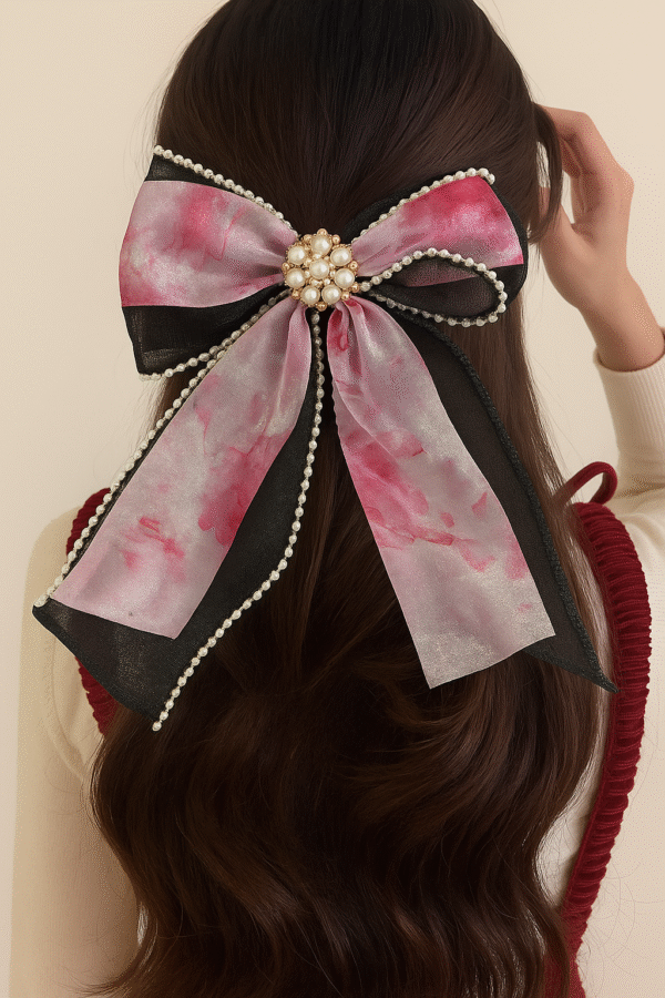 pink star bow